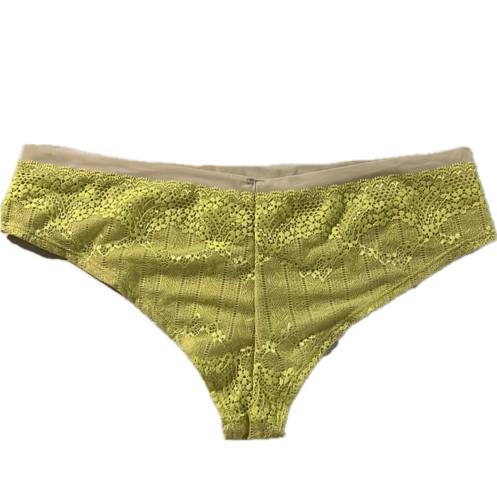 Gap Body neon yellow lace hipster